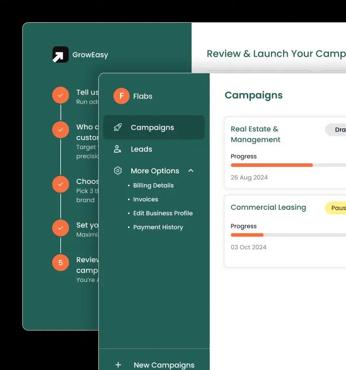 GrowEasy Dashboard Preview