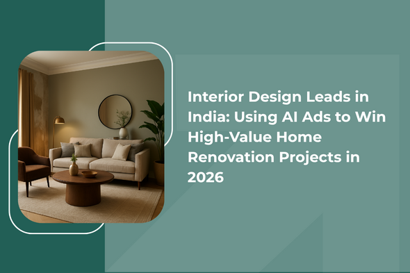 Modern living room interior for home design leads.