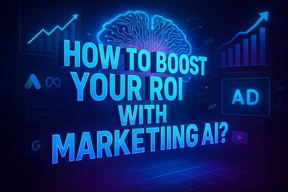 Image illustrating strategies to enhance ROI using marketing AI techniques and tools.