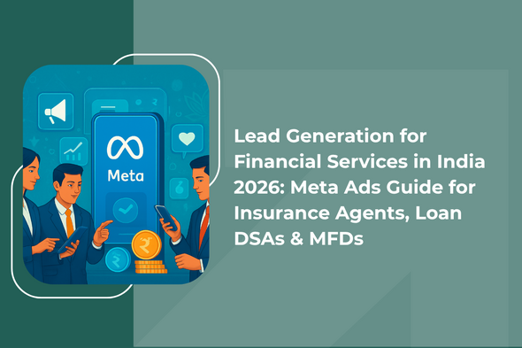 Marketing professionals using smartphones and tablets with Meta platform interface for AI-driven lead generation and digital advertising.