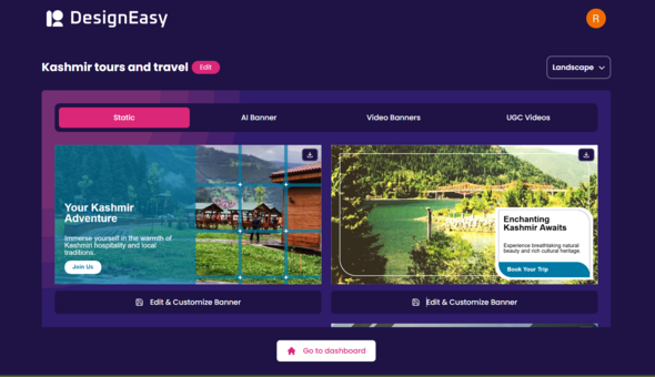 BannerBot landing page